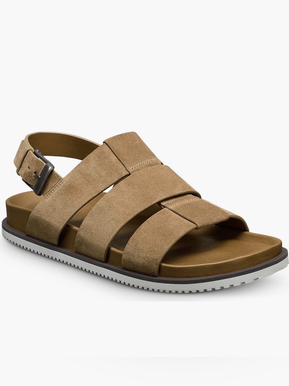 NEW Allen Edmonds Damien Fisherman Sandal SZ 9 in TOBACCO